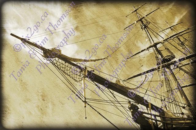  HMS BOUNTY,
Sadly She Is No Longer With Us